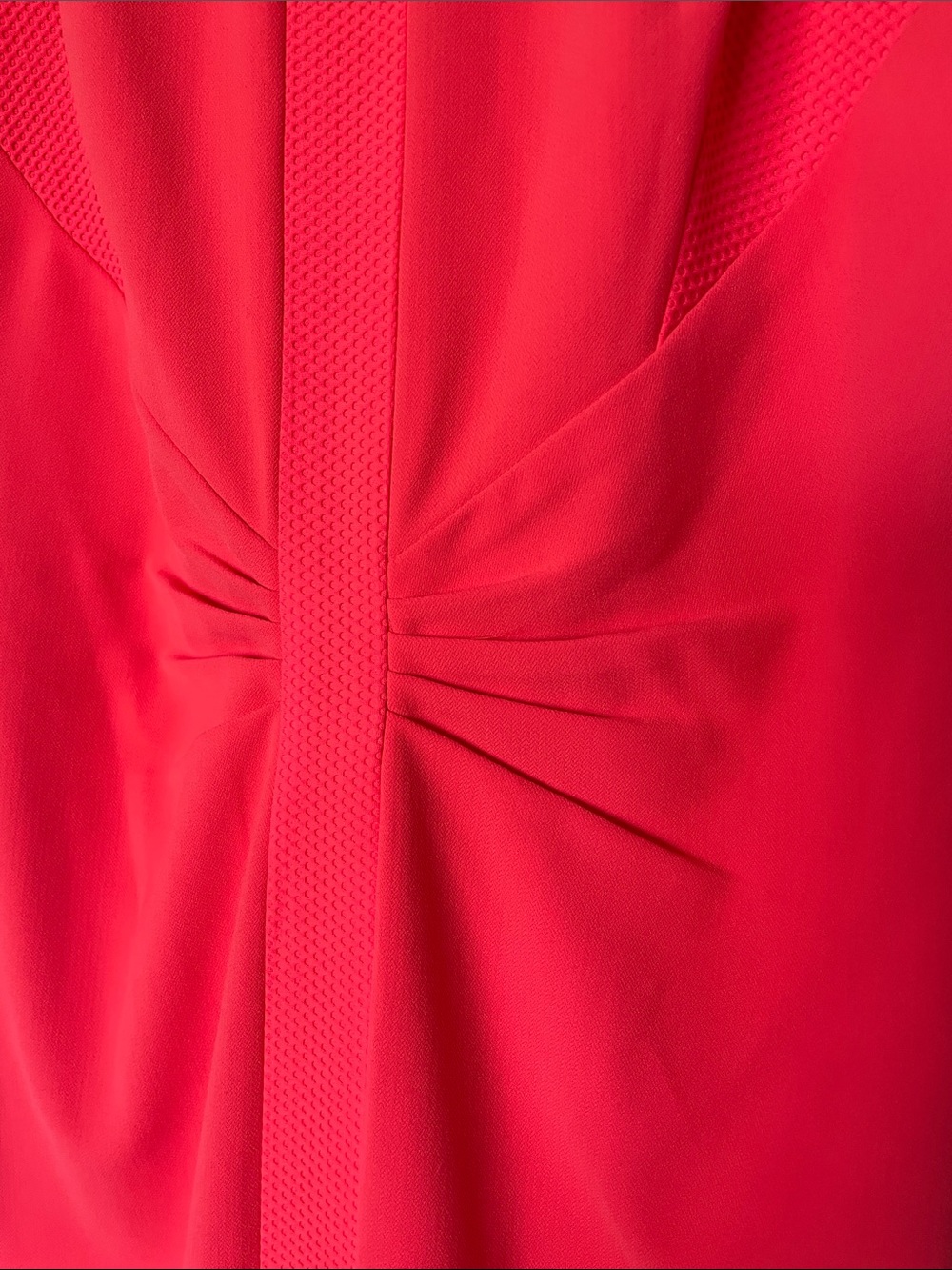 Ted Baker Vibrant Coral Cap-Sleeve Sheath Dress - Picture 4 of 7